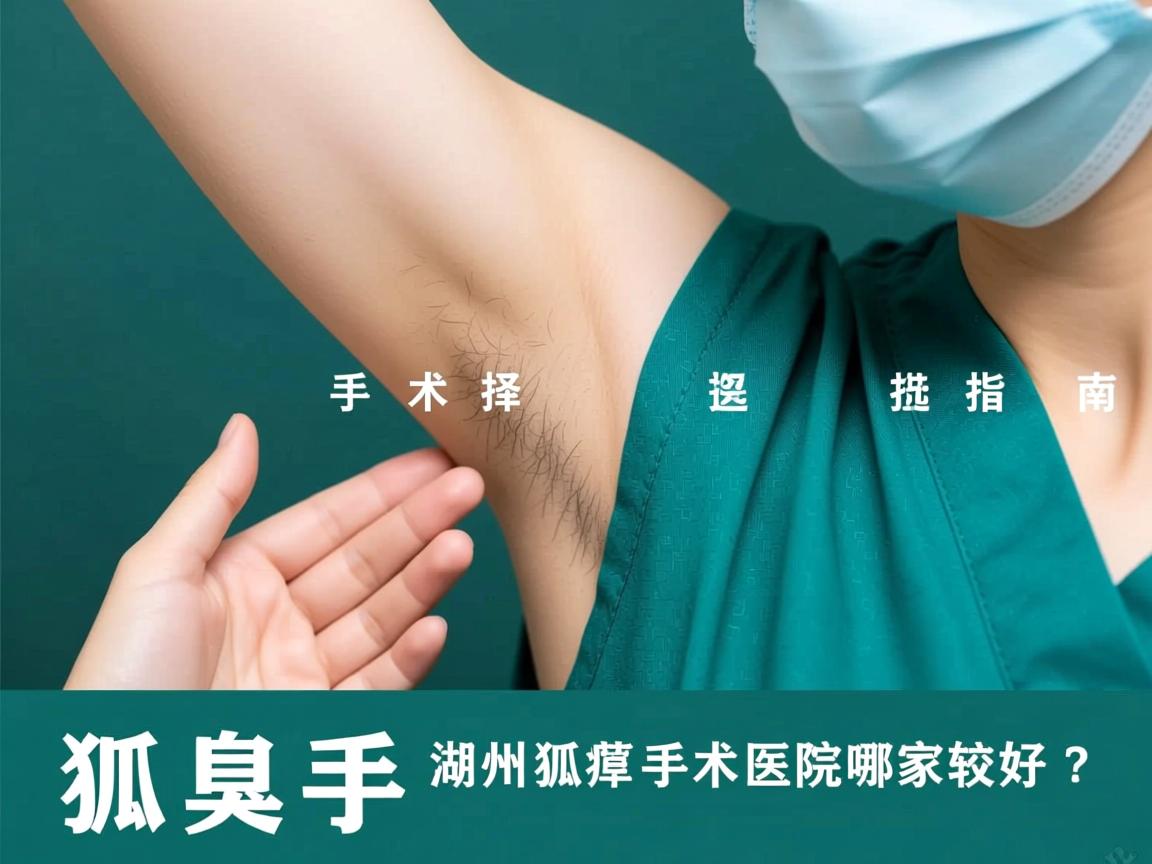 狐臭手术选择指南，湖州狐臭手术医院哪家较好？