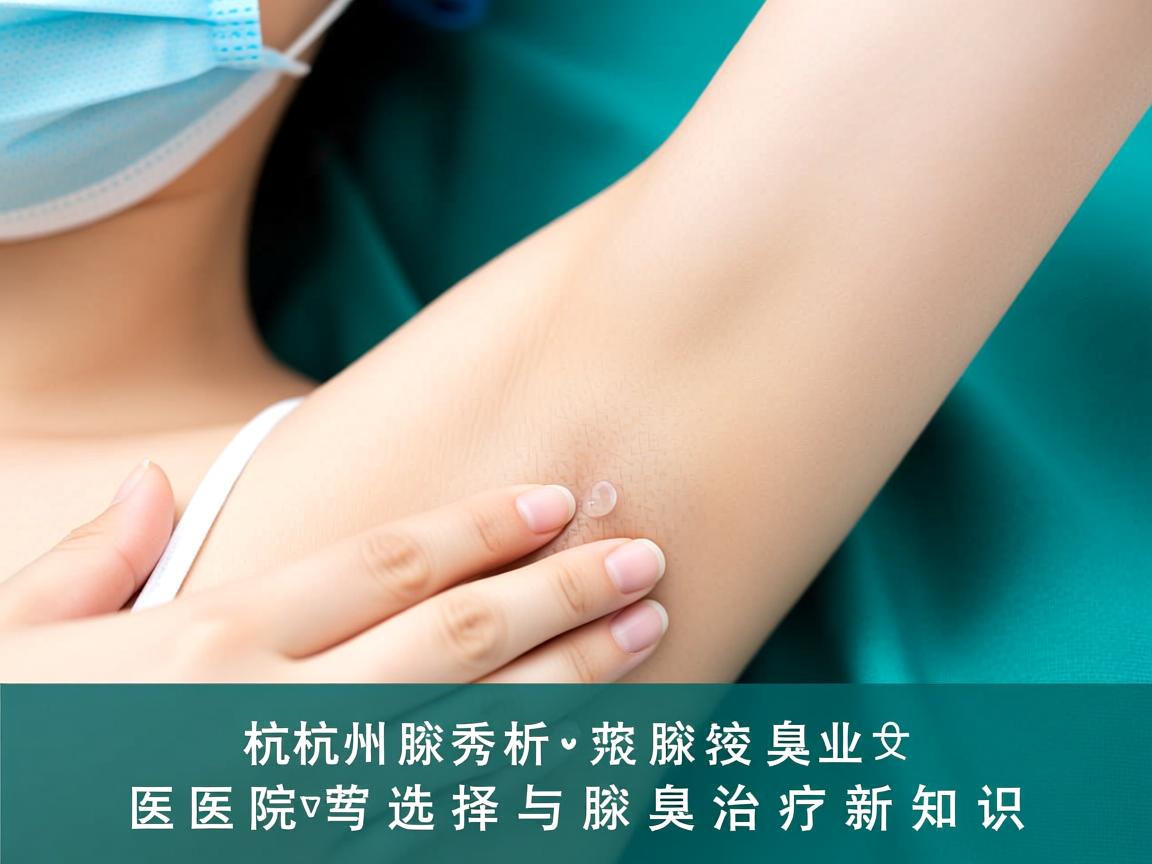 杭州腋秀解析，杭州专业腋臭医院的选择与腋臭治疗新知识
