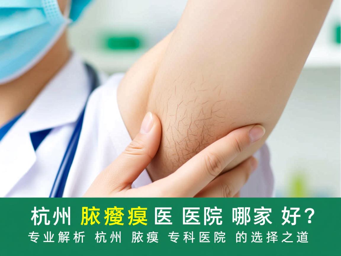 杭州腋臭医院哪家好？专业解析杭州腋臭专科医院的选择之道