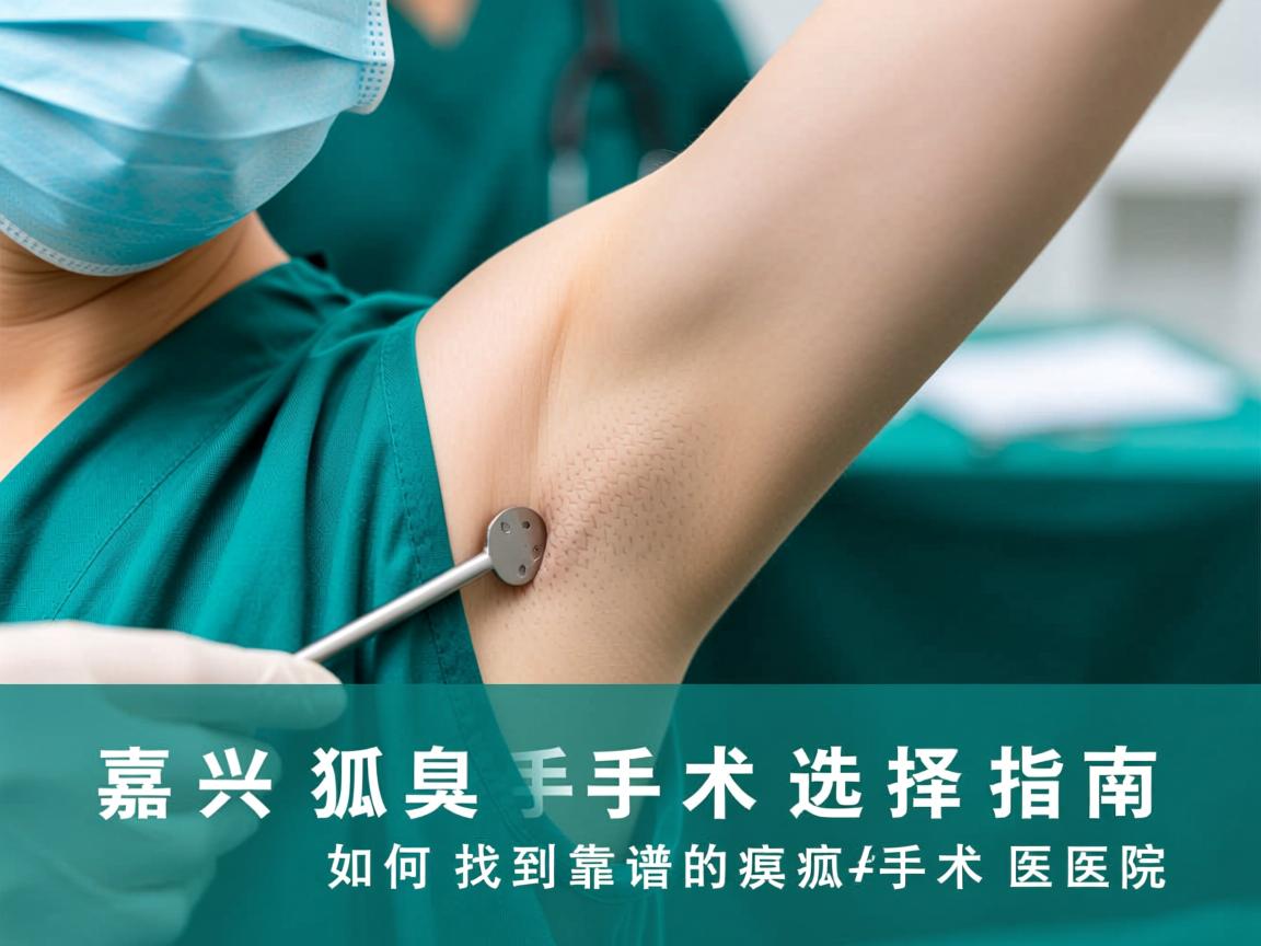嘉兴狐臭手术选择指南，如何找到靠谱的狐臭手术医院