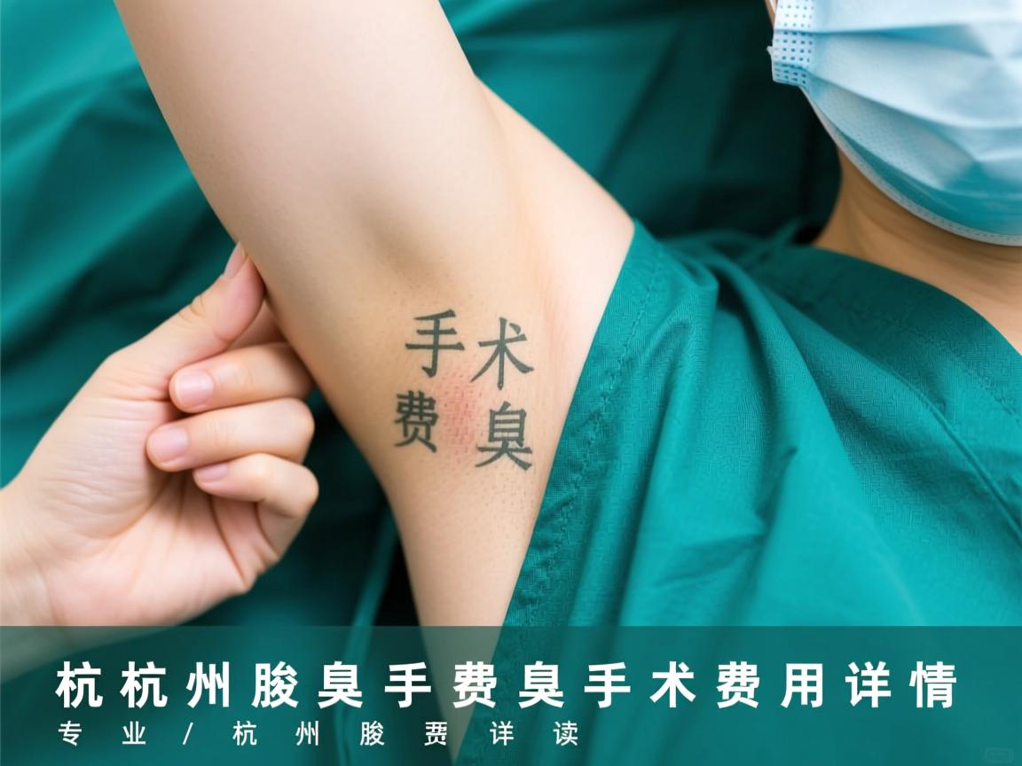 杭州腋臭手术费用解析，专业解读杭州腋臭手术费用详情