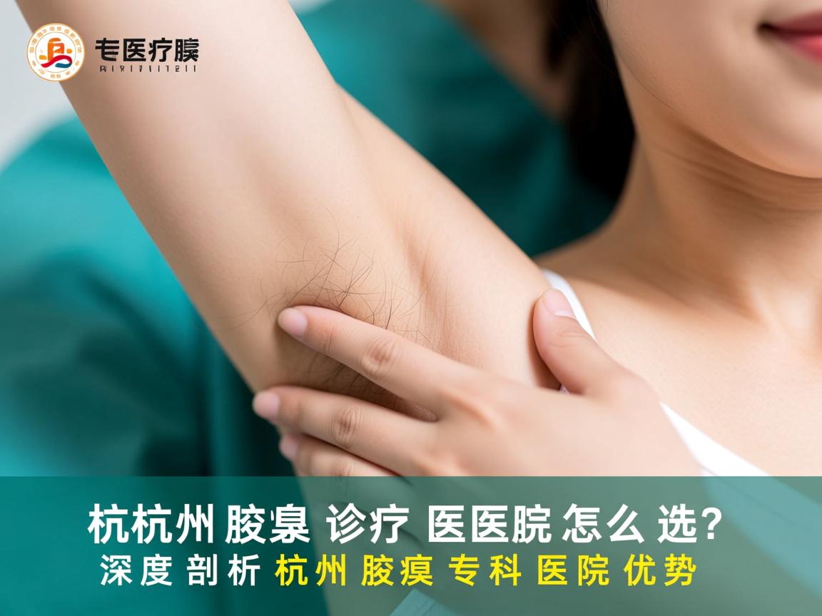 杭州腋臭诊疗医院怎么选？深度剖析杭州腋臭专科医院优势