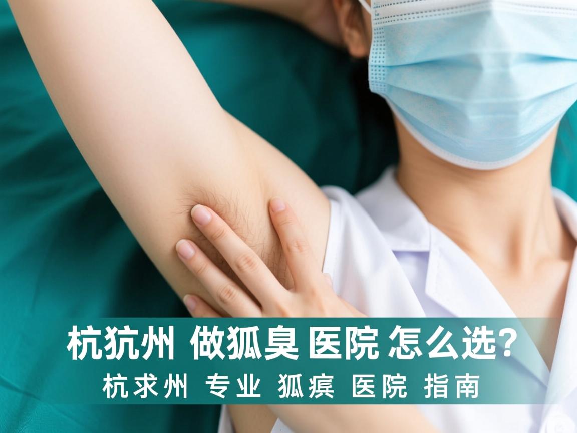 杭州做狐臭医院怎么选？杭州专业狐臭医院指南