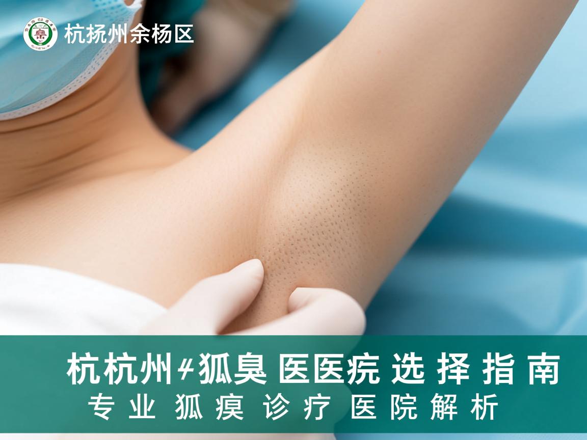 杭州余杭区狐臭医院选择指南，专业狐臭诊疗医院解析