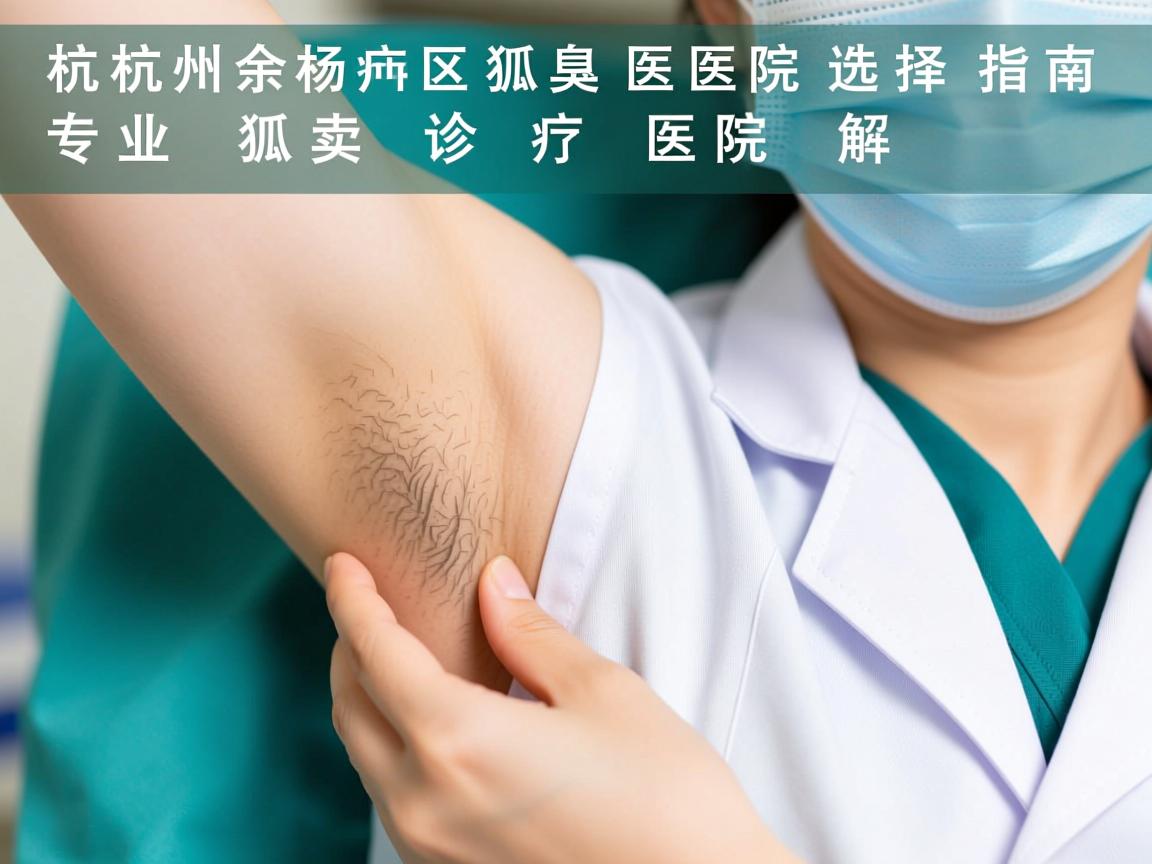 杭州余杭区狐臭医院选择指南，专业狐臭诊疗医院解析
