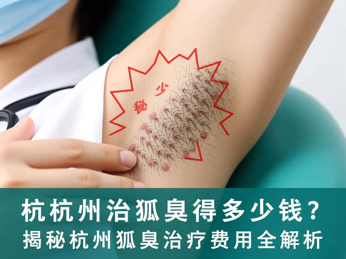 杭州治狐臭得多少钱？揭秘杭州狐臭治疗费用全解析