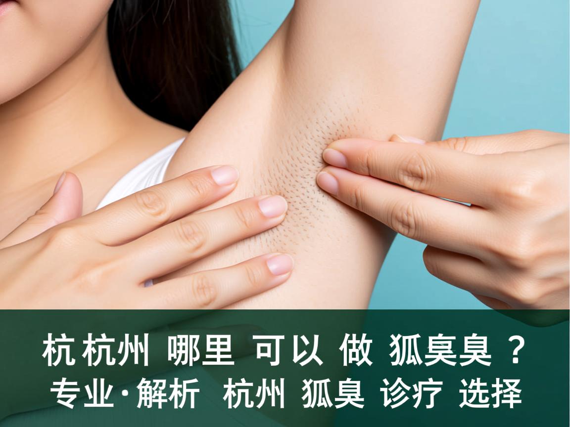 杭州哪里可以做狐臭？专业解析杭州狐臭诊疗选择