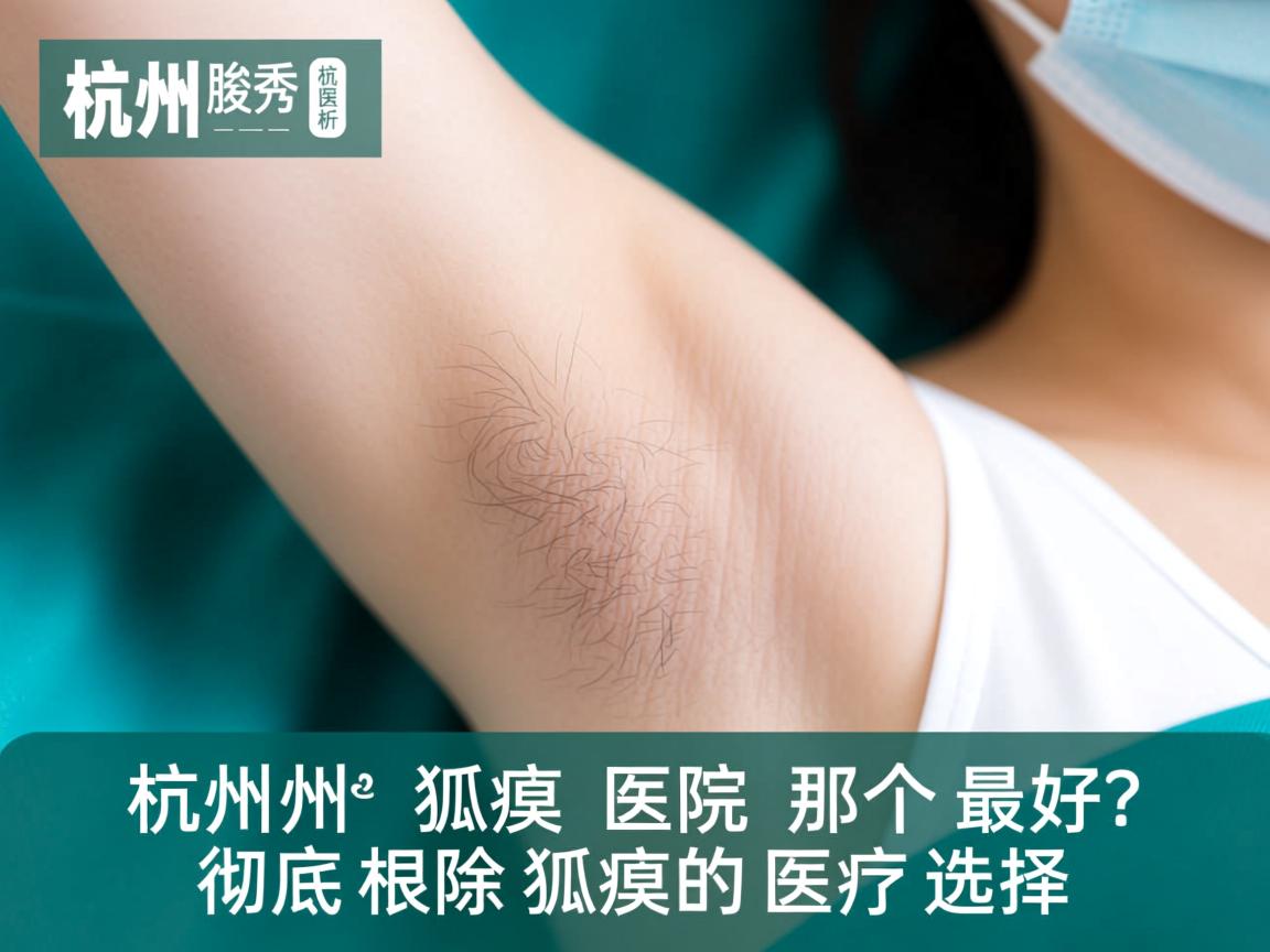 杭州腋秀解析，杭州狐臭医院那个最好？彻底根除狐臭的医疗选择
