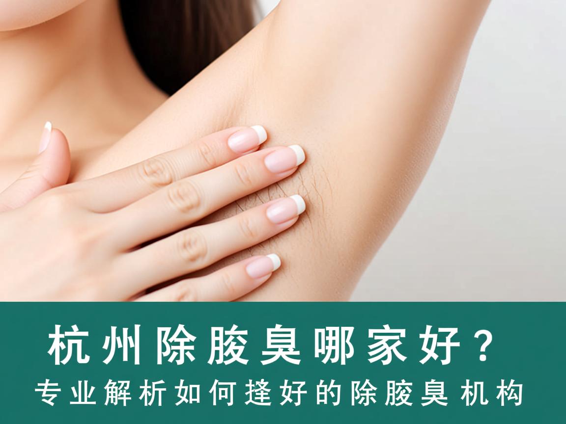 杭州除腋臭哪家好?专业解析如何选择好的除腋臭机构 杭州除腋臭哪家好?专业解析如何选择好的除腋臭机构