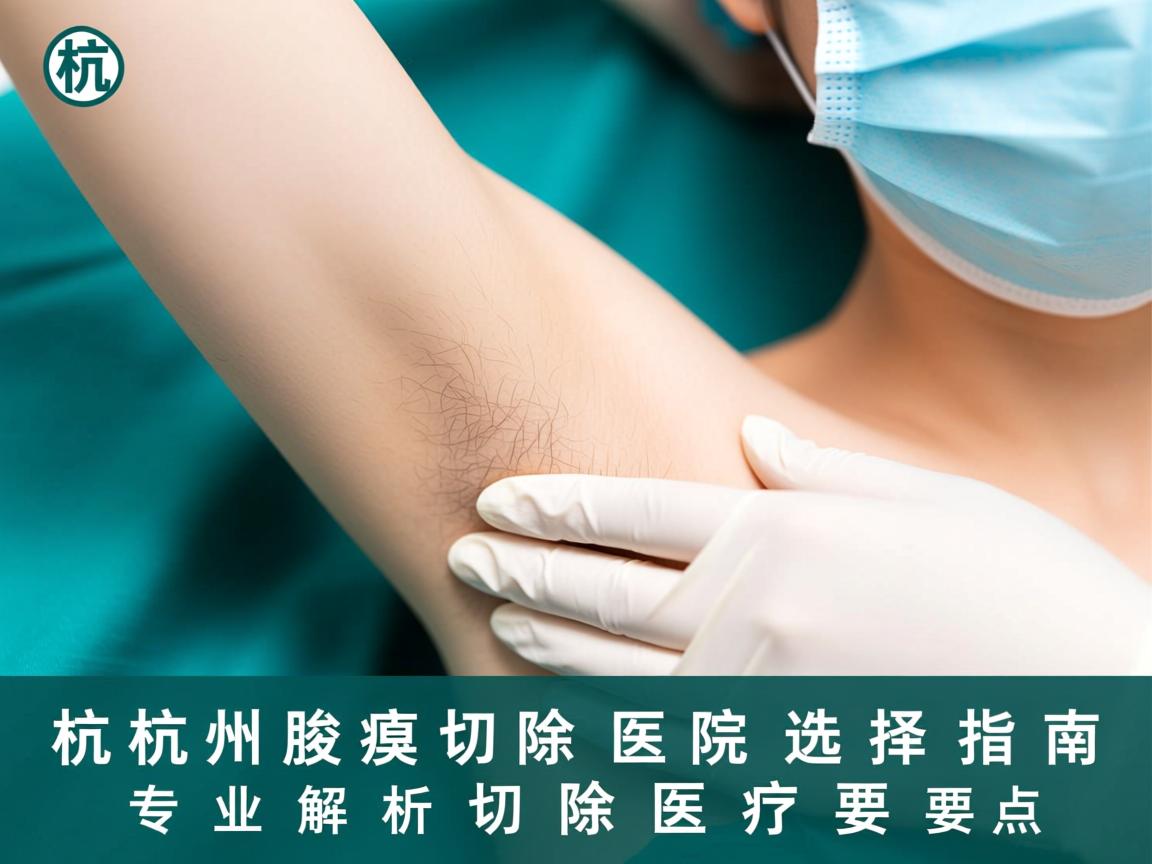 杭州腋臭切除医院选择指南,专业解析腋臭切除的医疗要点 杭州腋臭切除医院选择指南,专业解析腋臭切除的医疗要点