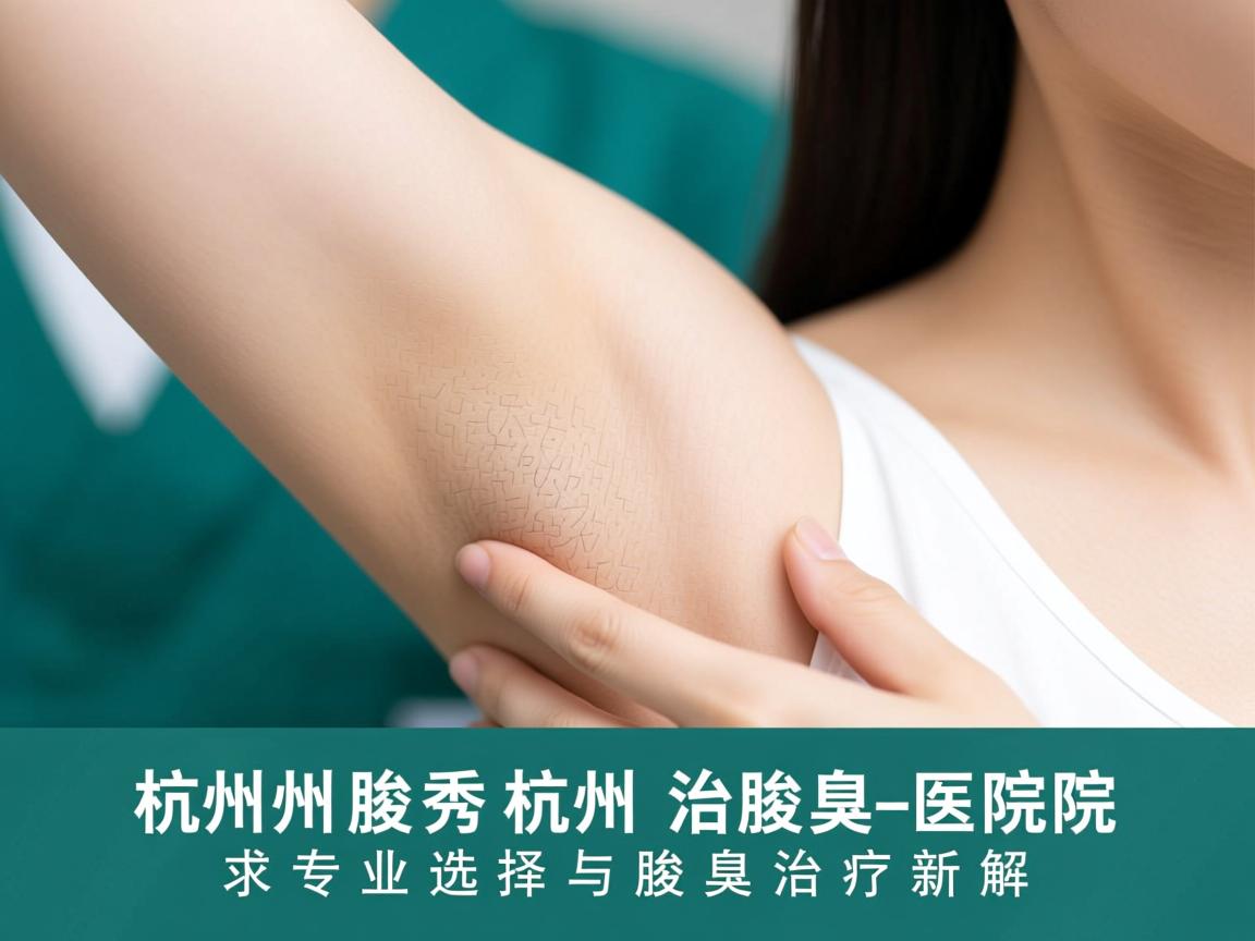 杭州腋秀解析,杭州治腋臭医院的专业选择与腋臭治疗新解 杭州腋秀解析,杭州治腋臭医院的专业选择与腋臭治疗新解