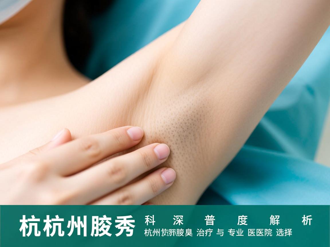 杭州腋秀科普，深度解析杭州腋臭治疗与专业医院选择