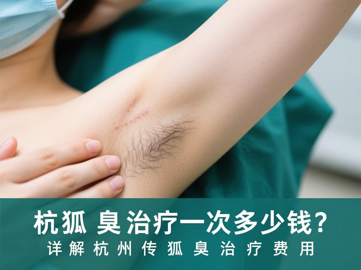 杭州狐臭治疗一次多少钱？详解杭州狐臭治疗费用
