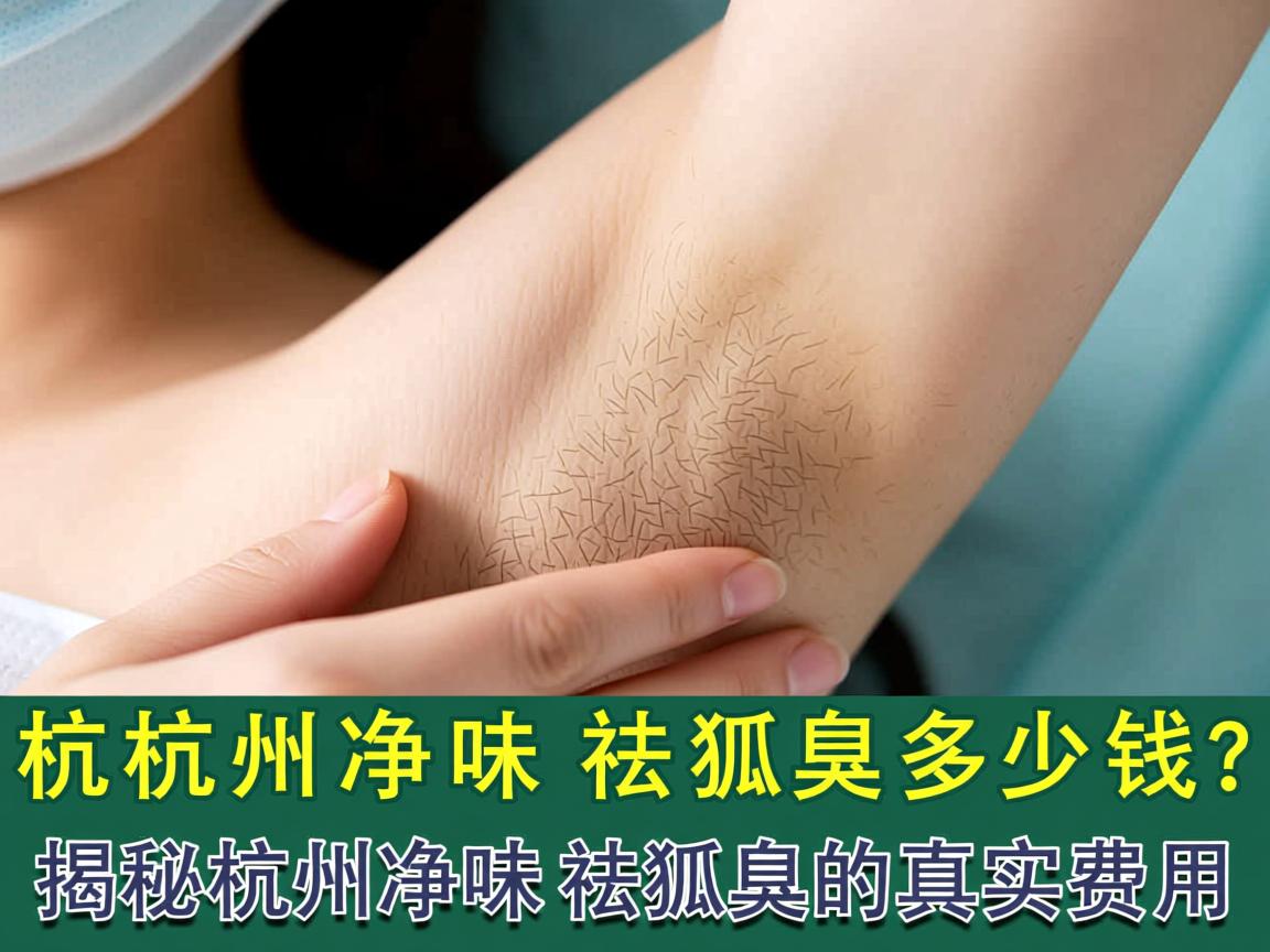 杭州净味祛狐臭多少钱？揭秘杭州净味祛狐臭的真实费用