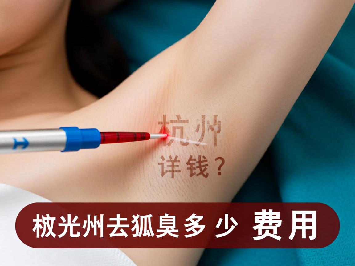 杭州激光去狐臭多少钱？详解杭州激光治疗狐臭费用