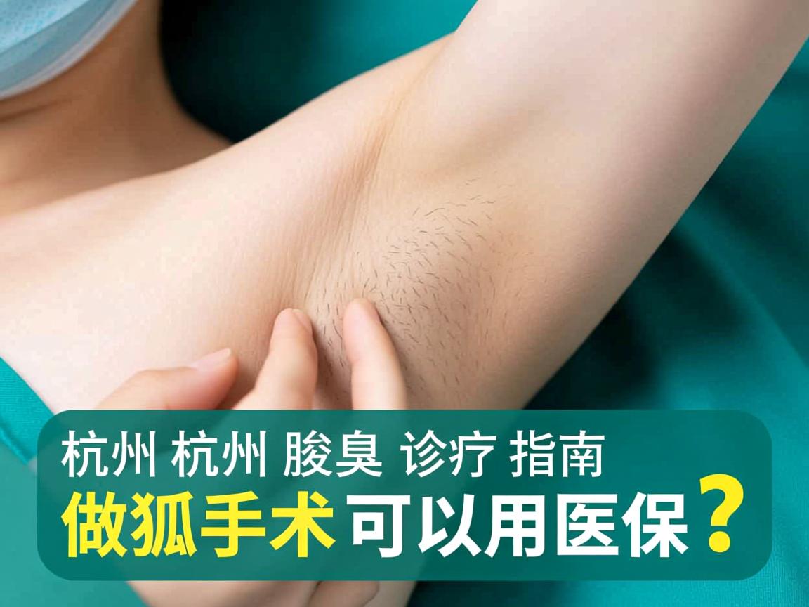 杭州腋臭诊疗指南，在杭州做狐臭手术可以用医保吗？