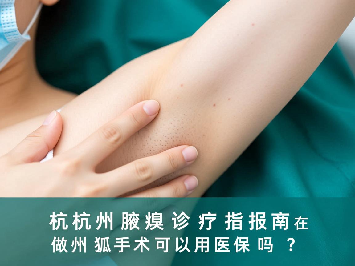 杭州腋臭诊疗指南，在杭州做狐臭手术可以用医保吗？