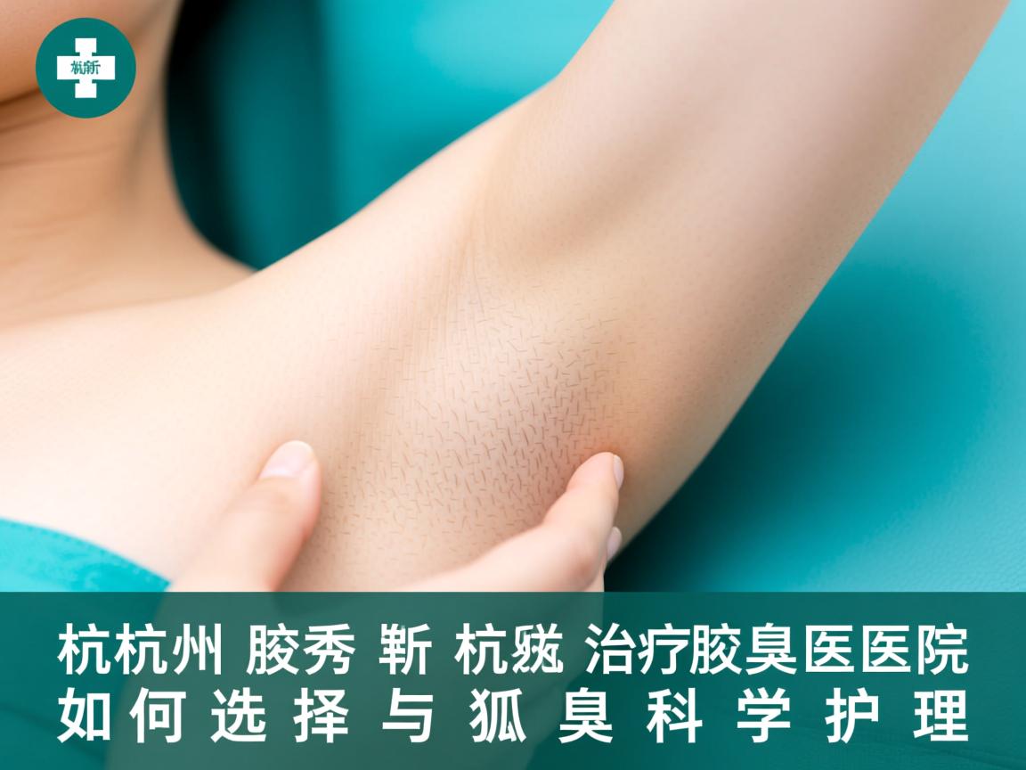 杭州腋秀解析，杭州治疗腋臭医院如何选择与狐臭科学护理
