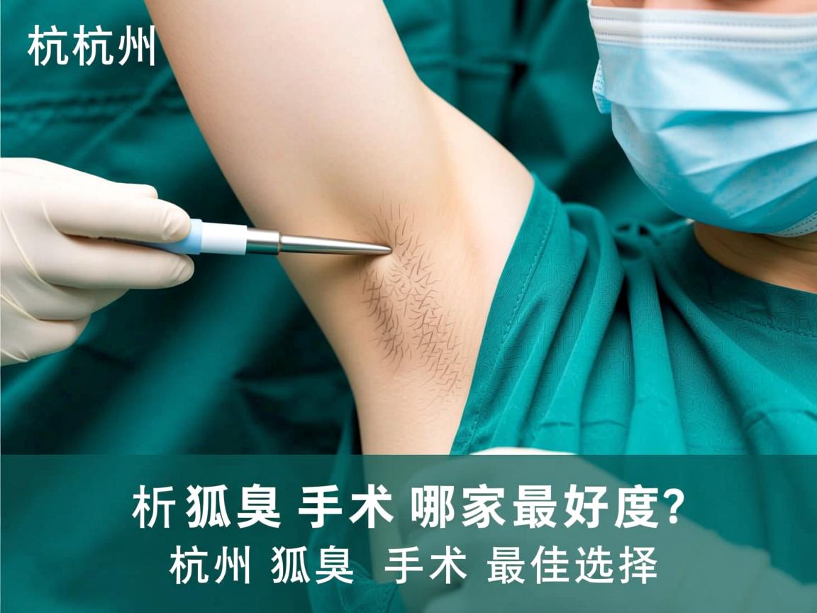 杭州狐臭手术哪家最好？深度解析杭州狐臭手术最佳选择