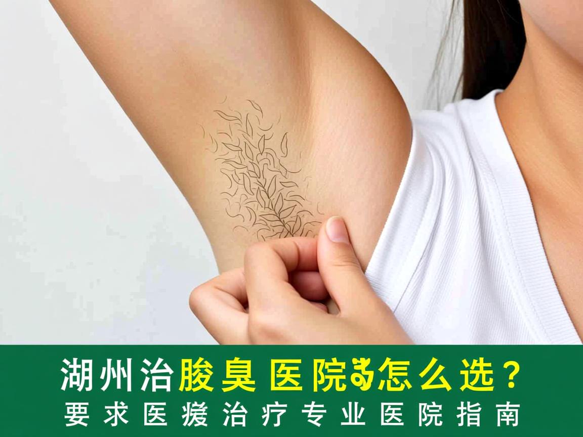 湖州治腋臭医院怎么选？湖州腋臭治疗专业医院指南