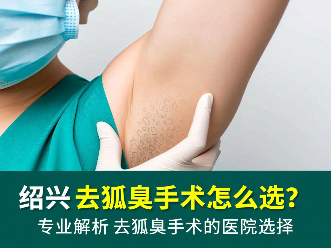 绍兴去狐臭手术怎么选？专业解析去狐臭手术的医院选择