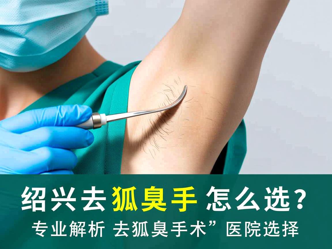 绍兴去狐臭手术怎么选？专业解析去狐臭手术的医院选择