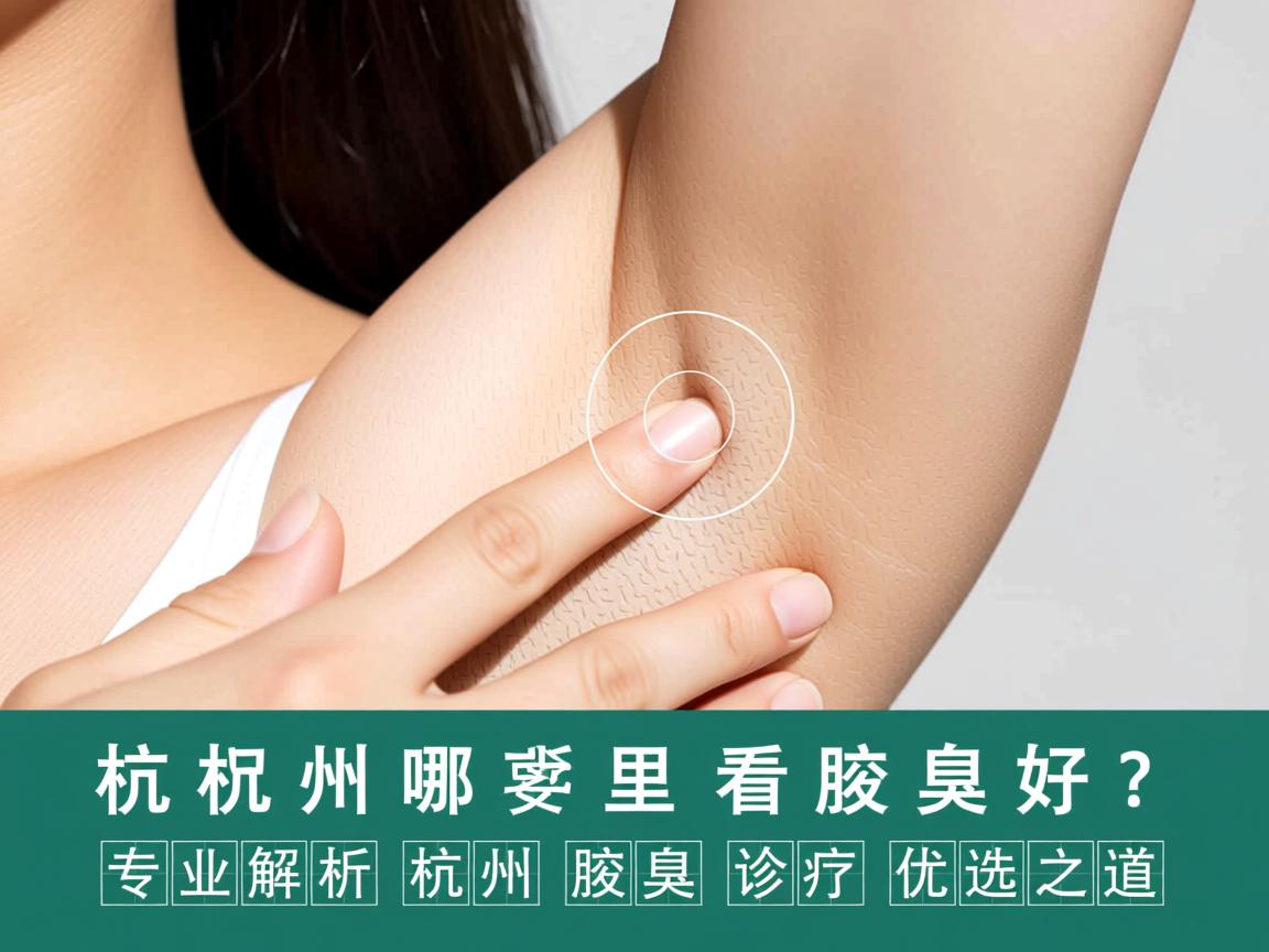 杭州哪里看腋臭好？专业解析杭州腋臭诊疗优选之道