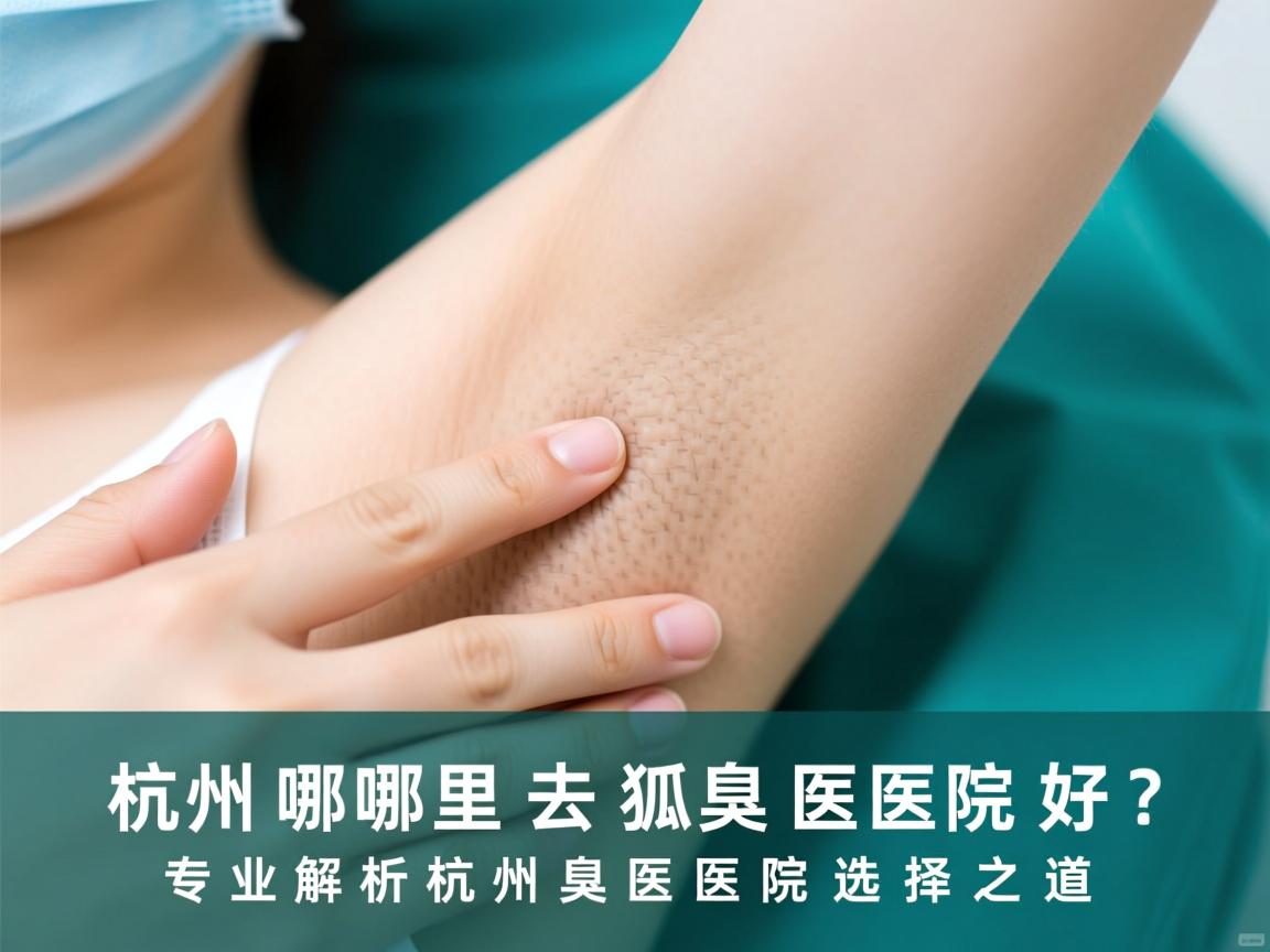 杭州哪里去狐臭医院好？专业解析杭州狐臭医院选择之道