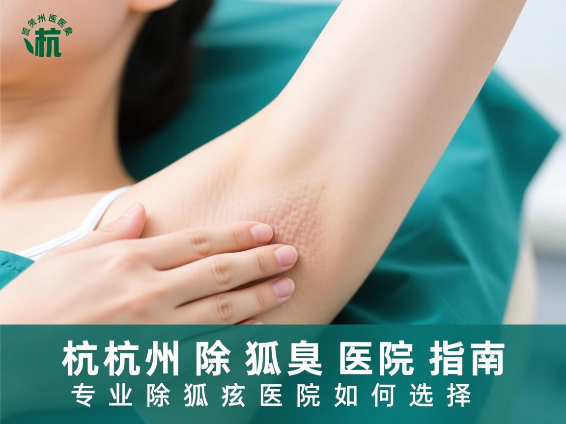 杭州除狐臭医院指南，专业除狐臭医院如何选择