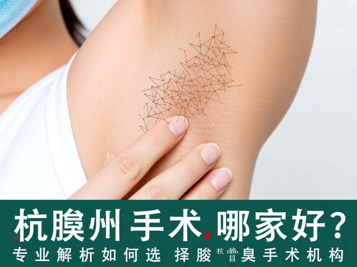 杭州腋臭手术哪家好？专业解析如何选择好的杭州腋臭手术机构