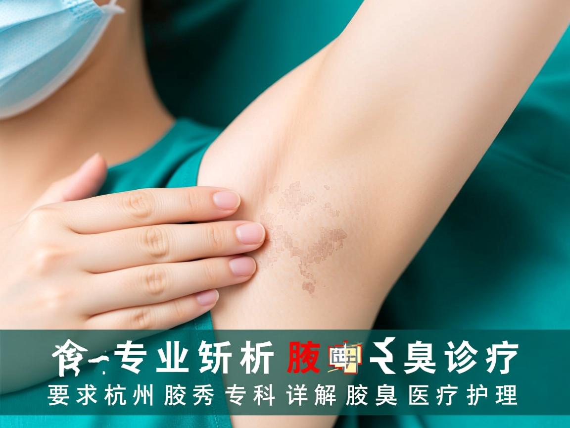 专业解析腋臭诊疗，杭州腋秀专科详解腋臭医疗护理