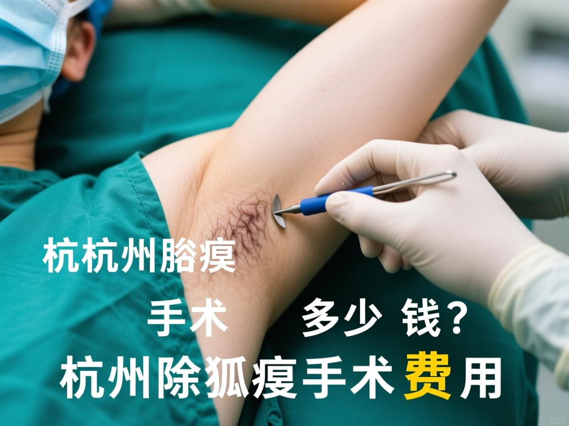 杭州腋臭手术多少钱？详解杭州除狐臭手术费用