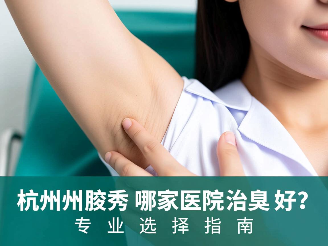 杭州腋秀解析，杭州哪家医院治腋臭好？专业选择指南