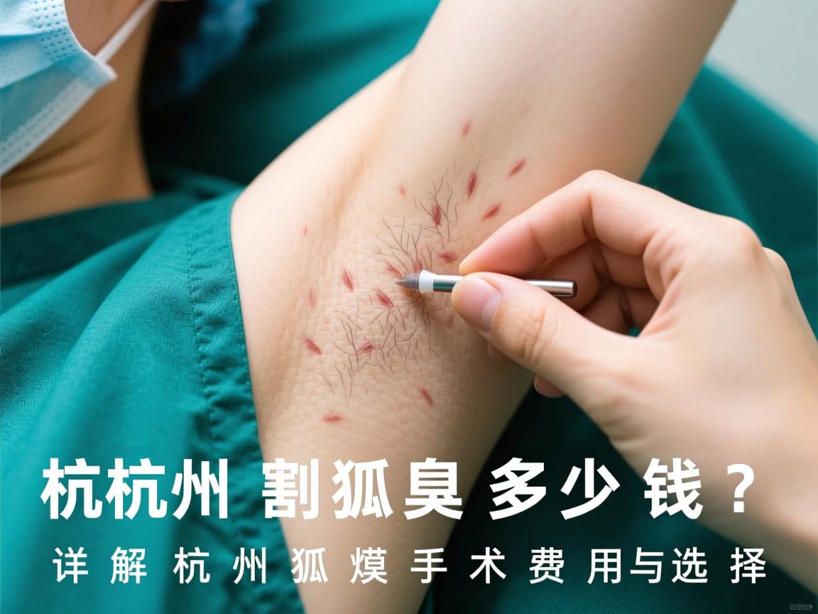 杭州割狐臭多少钱?详解杭州狐臭手术费用与选择 杭州割狐臭多少钱?详解杭州狐臭手术费用与选择