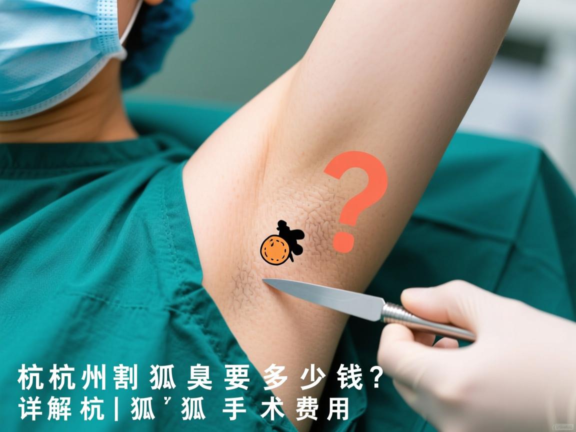 杭州割狐臭要多少钱？详解杭州狐臭手术费用