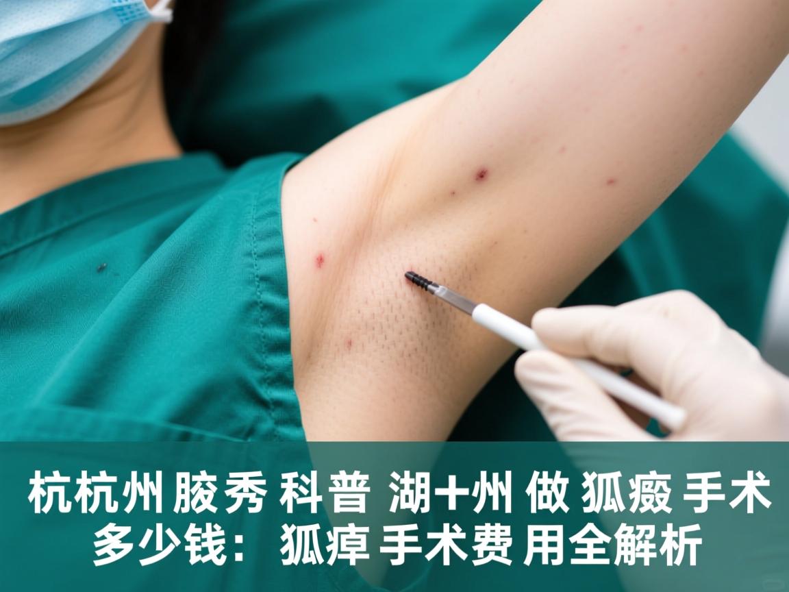 杭州腋秀科普，在湖州做狐臭手术多少钱，狐臭手术费用全解析