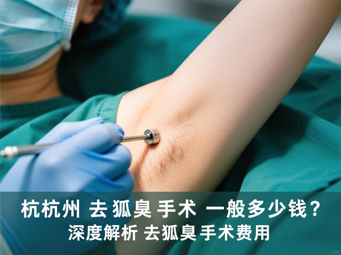 杭州去狐臭手术一般多少钱？深度解析去狐臭手术费用
