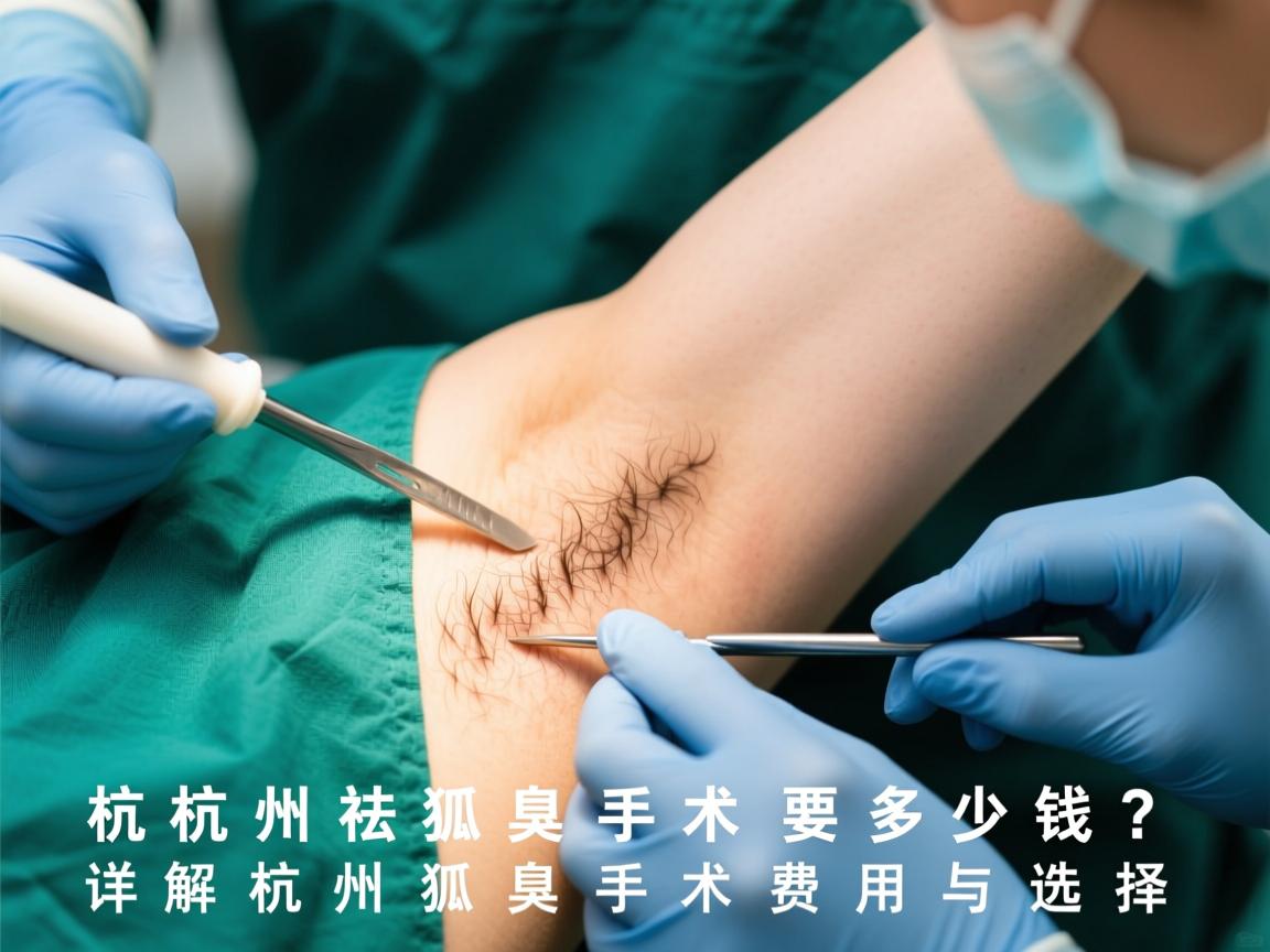 杭州祛狐臭手术要多少钱？详解杭州狐臭手术费用与选择