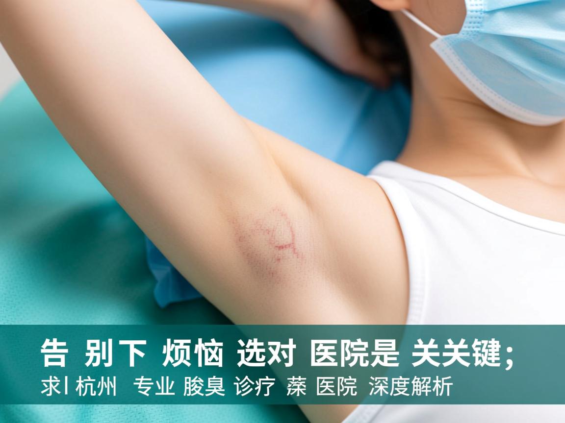 告别腋下烦恼，选对医院是关键，杭州专业腋臭诊疗医院深度解析