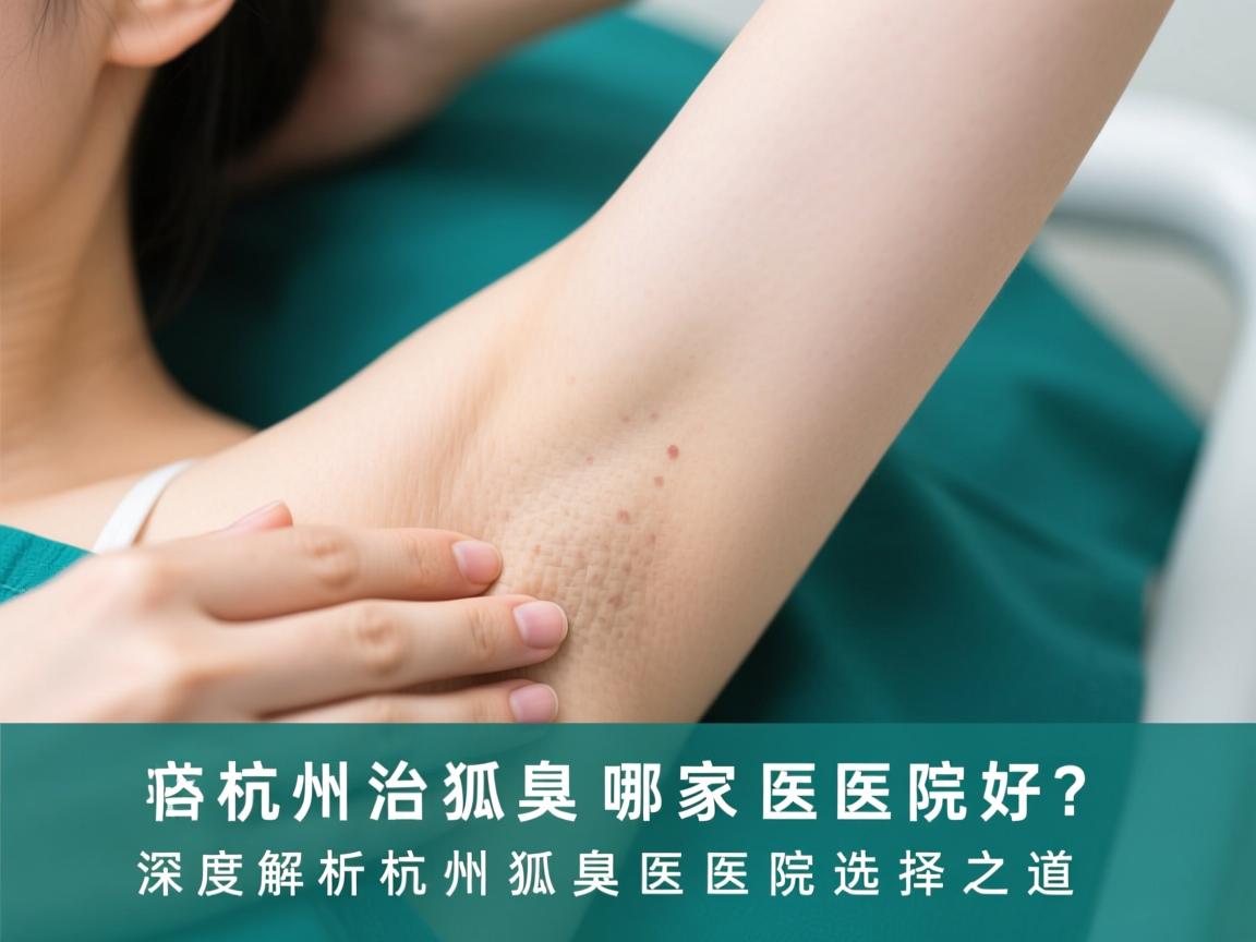 杭州治狐臭哪家医院好？深度解析杭州狐臭医院选择之道