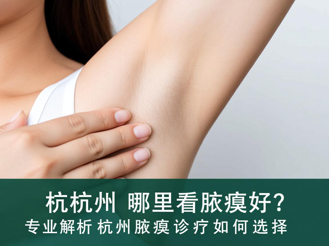 杭州哪里看腋臭好？专业解析杭州腋臭诊疗如何选择