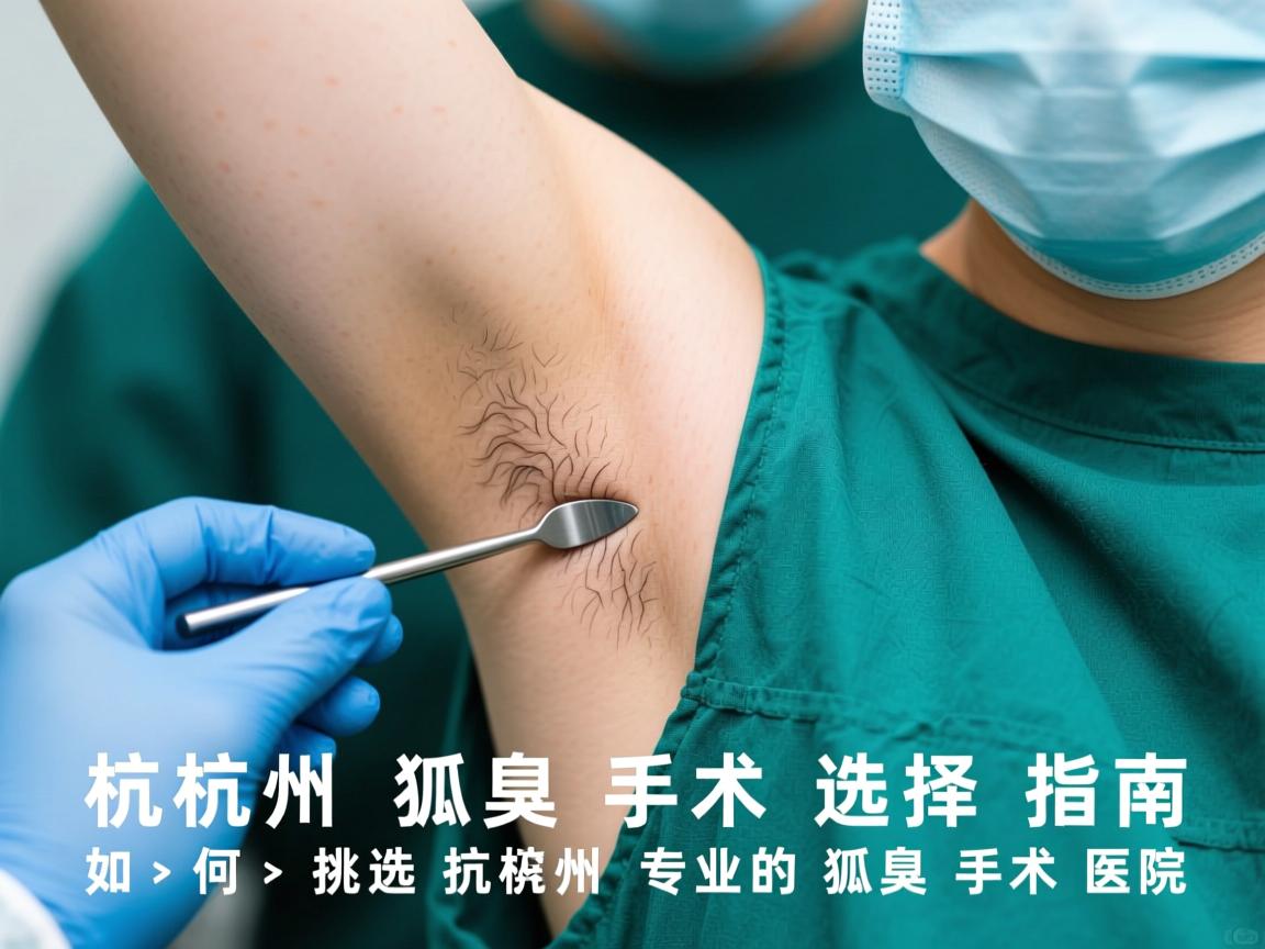 杭州狐臭手术选择指南，如何挑选杭州专业的狐臭手术医院