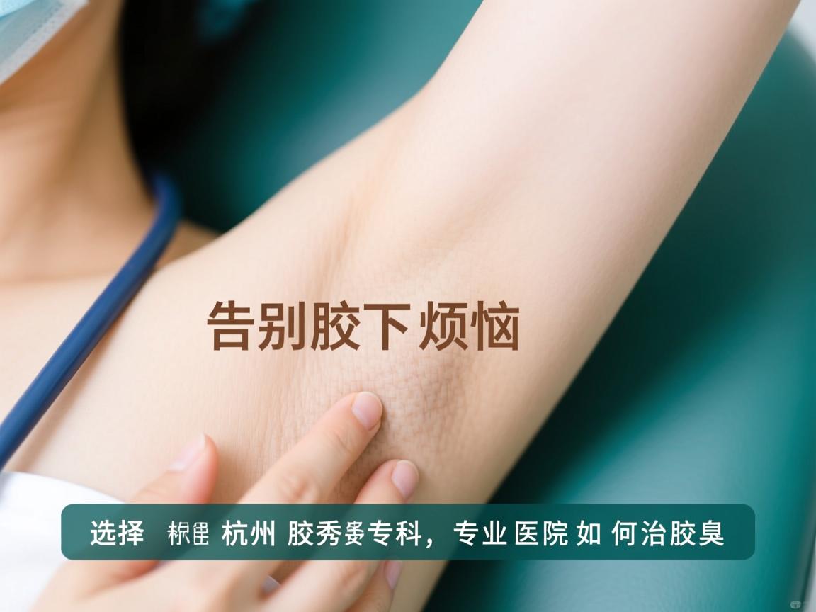告别腋下烦恼，选择杭州腋秀专科，专业医院如何根治腋臭