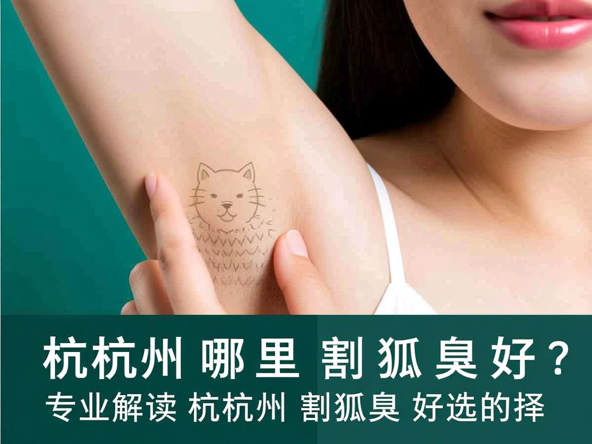 杭州哪里割狐臭好？专业解读杭州割狐臭好的选择