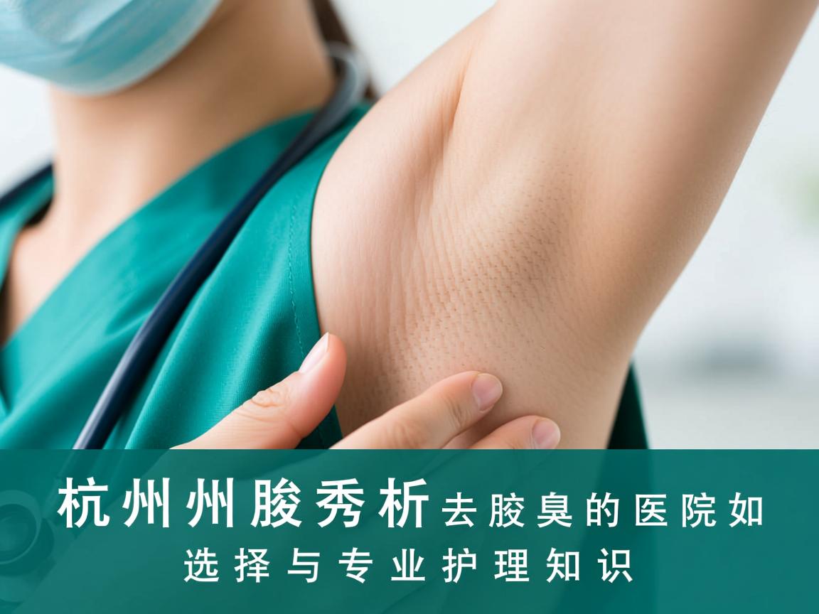 杭州腋秀解析，杭州去腋臭的医院如何选择与专业护理知识