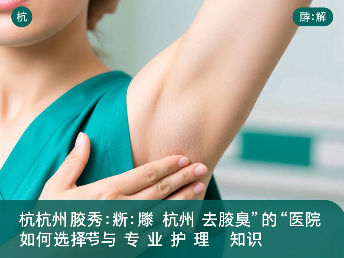 杭州腋秀解析，杭州去腋臭的医院如何选择与专业护理知识