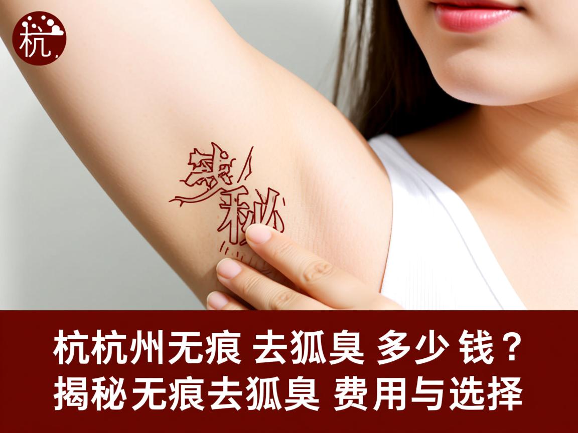 杭州无痕去狐臭多少钱？揭秘无痕去狐臭的费用与选择