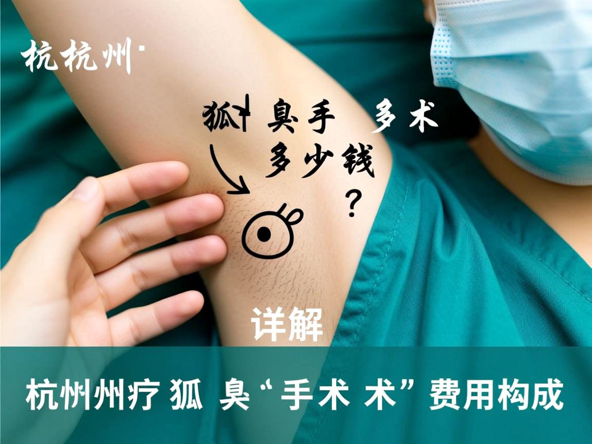 杭州狐臭手术多少钱？详解杭州狐臭手术费用构成