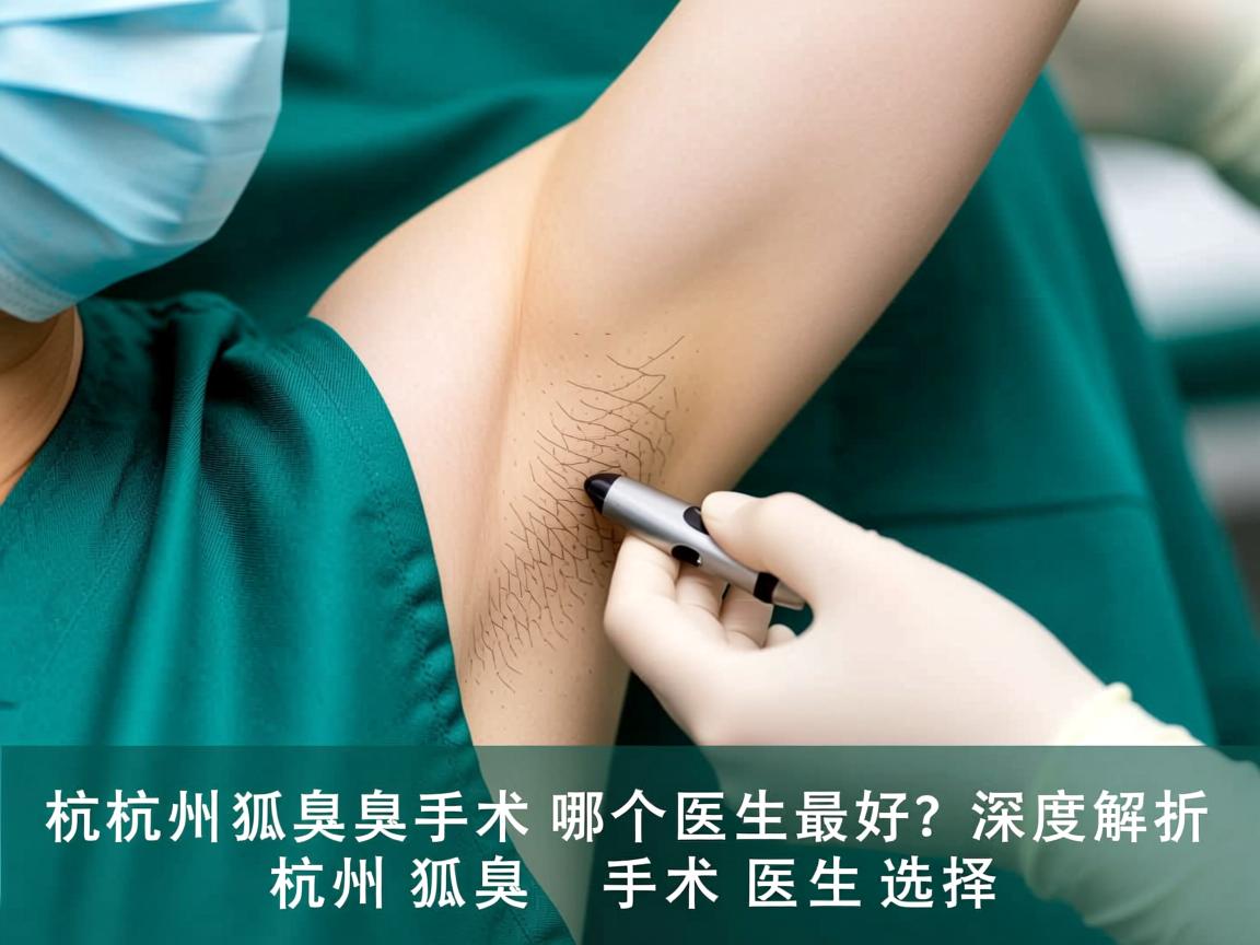 杭州狐臭手术哪个医生最好？深度解析杭州狐臭手术医生选择