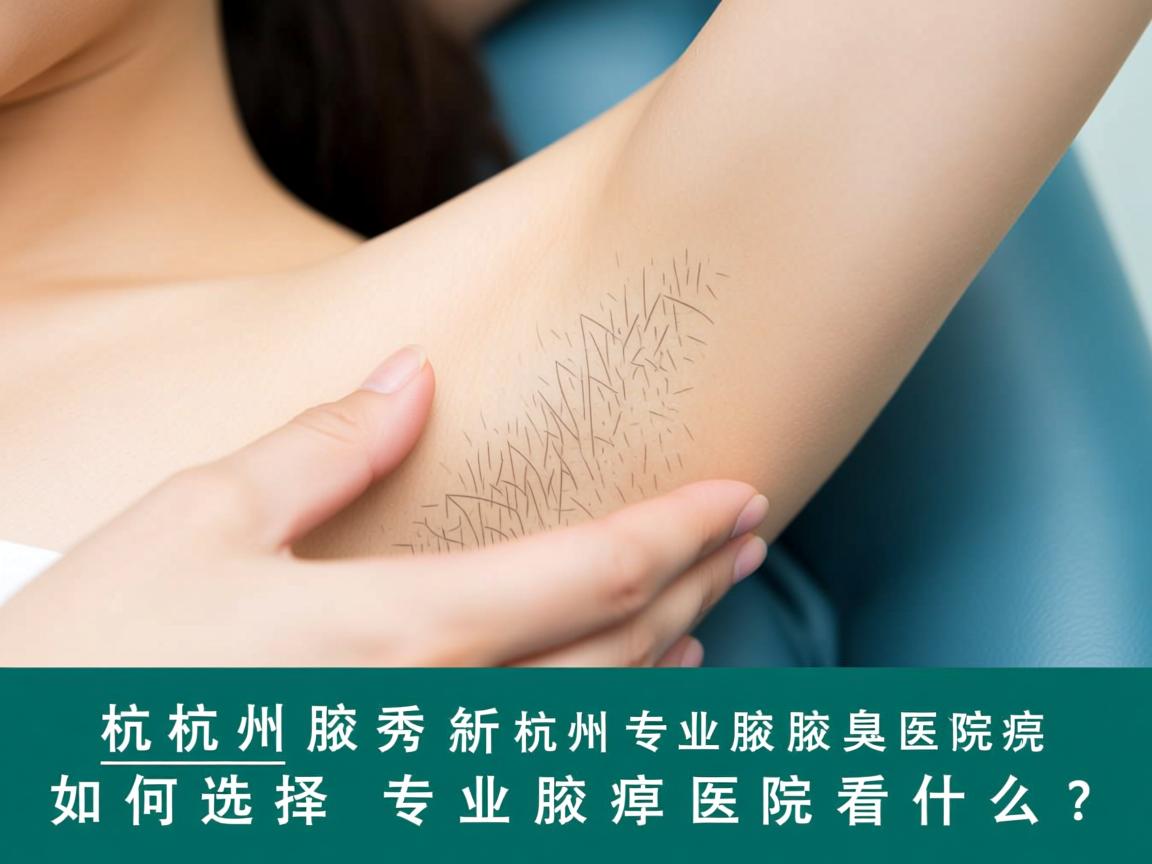 杭州腋秀解析，杭州专业腋臭医院如何选择，专业腋臭医院看什么？